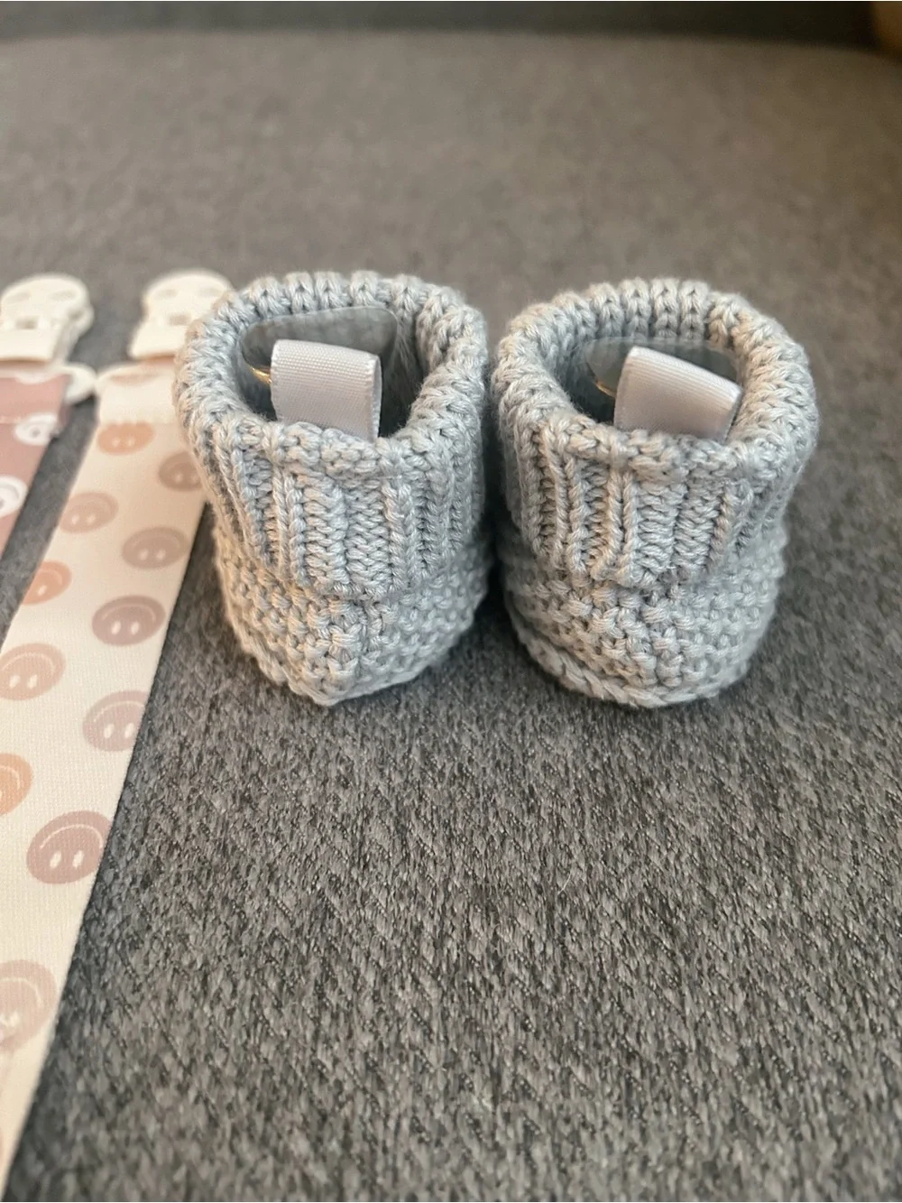 Newborn Accessory Bundle // Carter’s Bear Booties and Boho Paci Clips